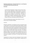 Research paper thumbnail of Repoliticizing depoliticization: theoretical preliminaries on some responses to the American fiscal and Eurozone debt crises