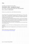 Research paper thumbnail of Lars Bluma/Karsten Uhl (Hg.): Kontrollierte Arbeit – disziplinierte Körper? Zur Sozial- und Kulturgeschichte der Industriearbeit im 19. und 20. Jahrhundert (Histoire, Bd. 27), Bielefeld: transcript 2012.