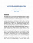 Research paper thumbnail of IS IT JUST ABOUT THE MOVES