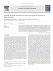 Research paper thumbnail of Facebook: An online environment for learning of English in institutions of higher education?