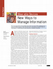 Research paper thumbnail of Wearable Devices: New Ways to Manage Information