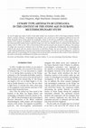 Research paper thumbnail of LYNGBY TYPE ARTEFACTS OF LITHUANIA IN THE CONTEXT OF THE STONE AGE IN EUROPE: MULTIDISCIPLINARY STUDY