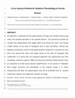 Research paper thumbnail of A Fast Statistical Method for Multilevel Thresholding in Wavelet Domain