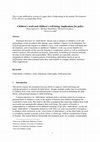 Research paper thumbnail of Children's work and children's well-being: implications for policy