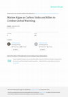 Research paper thumbnail of Marine Algae as Carbon Sinks and Allies to Combat Global Warming