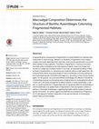 Research paper thumbnail of Macroalgal Composition Determines the Structure of Benthic Assemblages Colonizing Fragmented Habitats