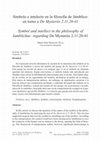 Research paper thumbnail of Símbolo e intelecto en la filosofía de Jámblico