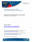 Research paper thumbnail of North American road tunnel fire detection research project