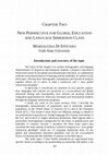 Research paper thumbnail of New Perspective for Global Education and Language Immersion Class