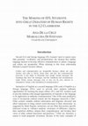 Research paper thumbnail of The Making of EFL Students into "Great Debaters" of Human Rights in the L2 Classroom