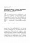 Research paper thumbnail of Philosophical or Religious Conversion? Marsilio Ficino, Plotinus's Enneads and Neoplatonic epistrophê