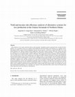 Research paper thumbnail of Yield and income risk-efficiency analysis of alternative systems for rice production in the Guinea Savannah of Northern Ghana