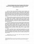 Research paper thumbnail of Evaluasi Kebijakan dalam Upaya Peningkatan Mutu Human Capital di Sektor Publik (Comparative Study dengan Australia)