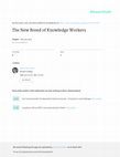 Research paper thumbnail of The New Breed of Knowledge Workers