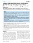 Research paper thumbnail of SNaPAfu: a novel single nucleotide polymorphism multiplex assay for aspergillus fumigatus direct detection, identification and genotyping in clinical specimens
