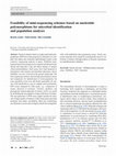 Research paper thumbnail of Feasibility of mini-sequencing schemes based on nucleotide polymorphisms for microbial identification and population analyses