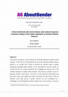Research paper thumbnail of Critica femminista alle norme italiane sulle violenze di genere / Feminist Critique of the Italian Legislation on Gender Related Violence