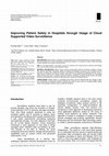 Research paper thumbnail of Improving Patient Safety in Hospitals through Usage of Cloud Supported Video Surveillance