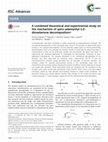 Research paper thumbnail of A combined theoretical and experimental study on the mechanism of spiro-adamantyl-1,2- dioxetanone decomposition