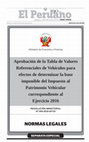 BVM PDF) Aprobación de la Tabla de Valores Referenciales de
