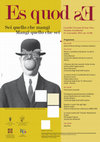 Research paper thumbnail of Convegno Istituto "Cardano" 2015 - Es quod Es