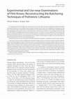 Research paper thumbnail of Butchering techniques of prehistoric Lithuania