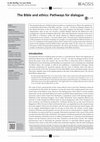 Research paper thumbnail of “The Bible and Ethics: Pathways for Dialogue,” In Luce Verbi 51.3 (2017), 1–12