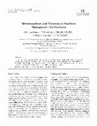 Research paper thumbnail of Metamorphism and Tectonics in Southern Madagascar: An Overview