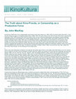 Research paper thumbnail of The Truth about Kino-Pravda; or, Censorship as a Constructive Force