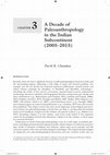 Research paper thumbnail of A Decade of Paleoanthropology in the Indian Subcontinent (2005–2015)