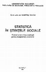 PDF) STATISTICĂ ÎN ŞTIINŢELE SOCIALE Probleme teoretice şi