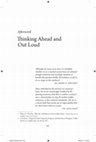 Research paper thumbnail of Thinking Ahead and Out Loud about Brain Death