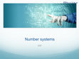 Research paper thumbnail of Number systems and simple logic gates