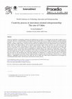 Research paper thumbnail of Creativity process in innovation oriented entrepreneurship: The case of Vakko