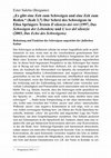 Research paper thumbnail of Der Schrei des Schweigens in Elisa Springers Texten "Il silenzio dei vivi" e "L'eco del silenzio"