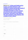Fijian English Dictionary THE LATE DAVID HAZLEWOOD