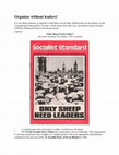 Research paper thumbnail of Organise without leaders!.docx