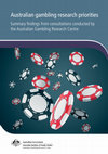 Research paper thumbnail of Australian gambling research priorities: summary findings from consultations conducted by the Australian Gambling Research Centre