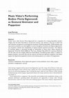 Research paper thumbnail of Music Video’s Performing Bodies: Floria Sigismondi as Gestural Animator and Puppeteer