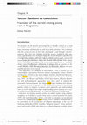 Research paper thumbnail of Soccer fandom as catechism. Practices of the Sacred among Young Men in Argentina
