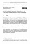 Research paper thumbnail of Učinki transferja pri absolutni in relativni rabi pridevnikov med slovenskimi študenti angleščine