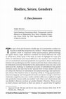 Research paper thumbnail of Bodies, Sexes, Genders