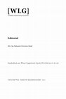 Research paper thumbnail of Flubacher, M. & Bendl, Ch. (2017). Editorial. Wiener Linguistische Gazette, 80. iii–viii.