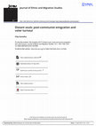 Research paper thumbnail of Distant souls: post-communist emigration and voter turnout