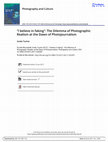 Research paper thumbnail of “I believe in faking”: The Dilemma of Photographic Realism at the Dawn of Photojournalism