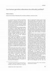 Research paper thumbnail of Can human germline alterations be ethically justified? (Editorial)