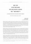 Research paper thumbnail of Quais são mesmo os significados de "mesmo"?
