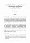 Research paper thumbnail of Untangling Multiple Topographical Systems: Conceptions of Landscapes in Ancient Indian Medicine