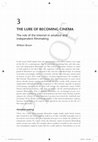 Research paper thumbnail of THE LURE OF BECOMING CINEMA
