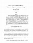 Research paper thumbnail of Human Agency in the Divine Mission
